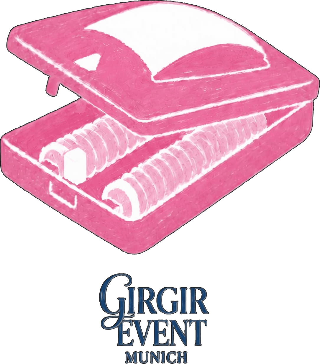Gırgır Event illustrated carpet-sweeper logo