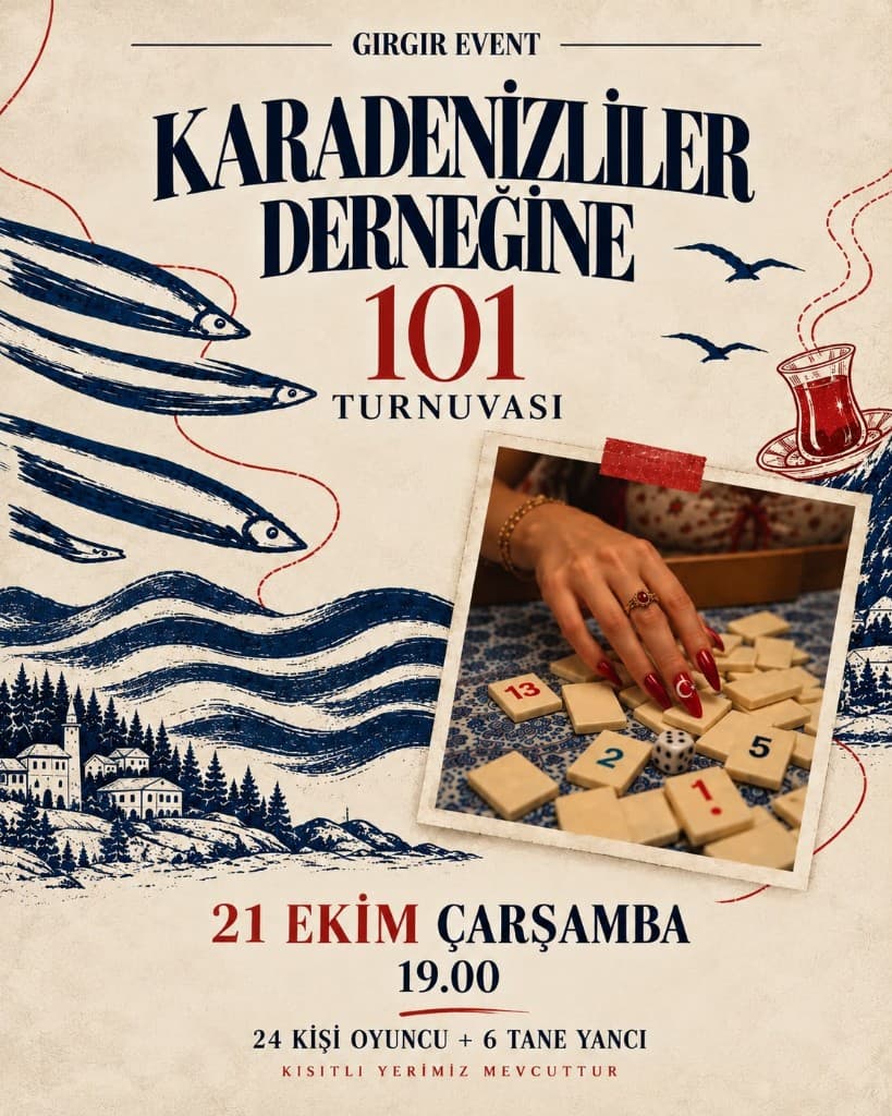 101 Okey Tournament poster