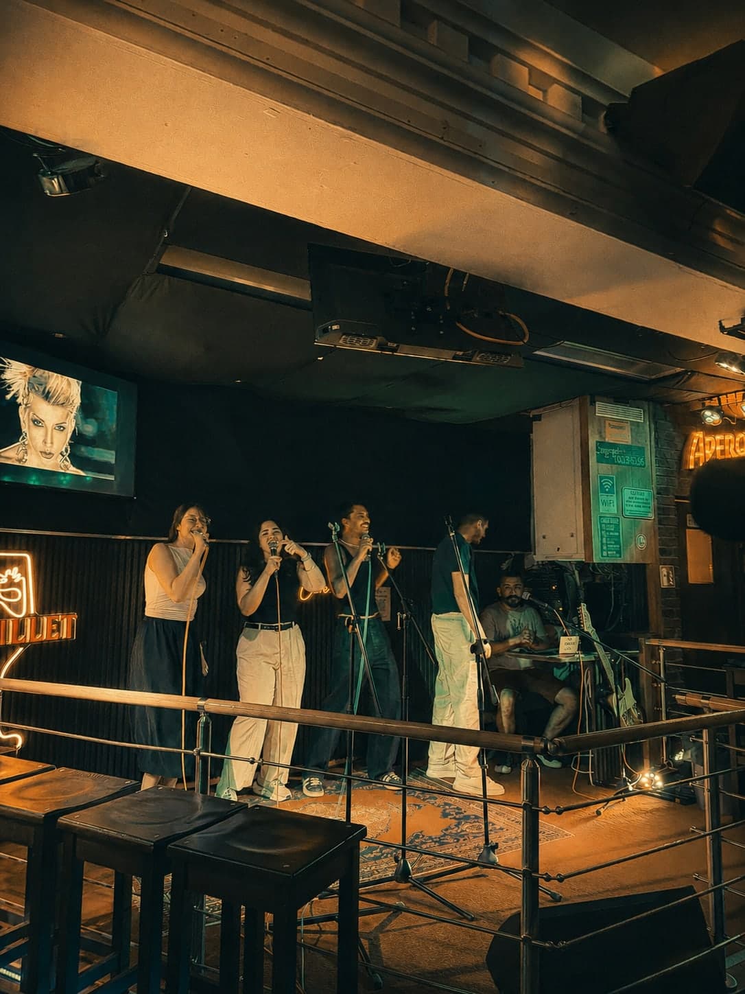 Photo from a Gırgır Turkish Karaoke night