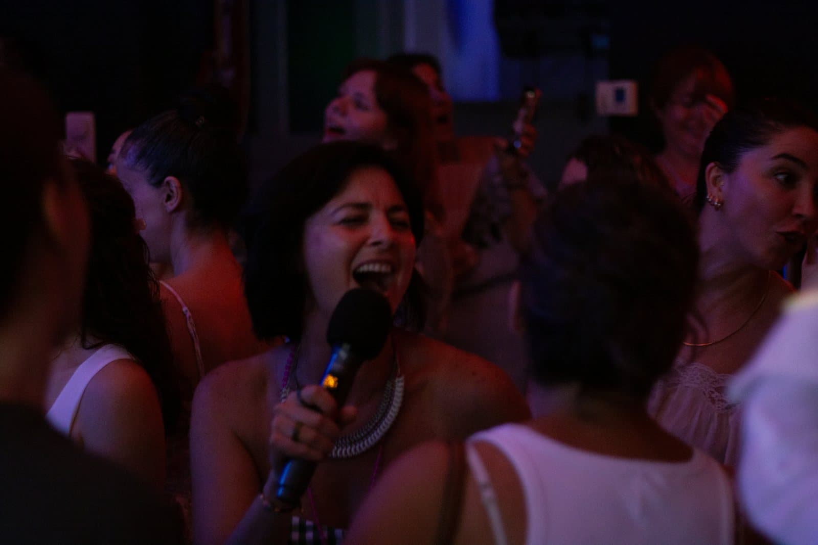 Gırgır Türkçe Karaoke gecesinden bir fotoğraf