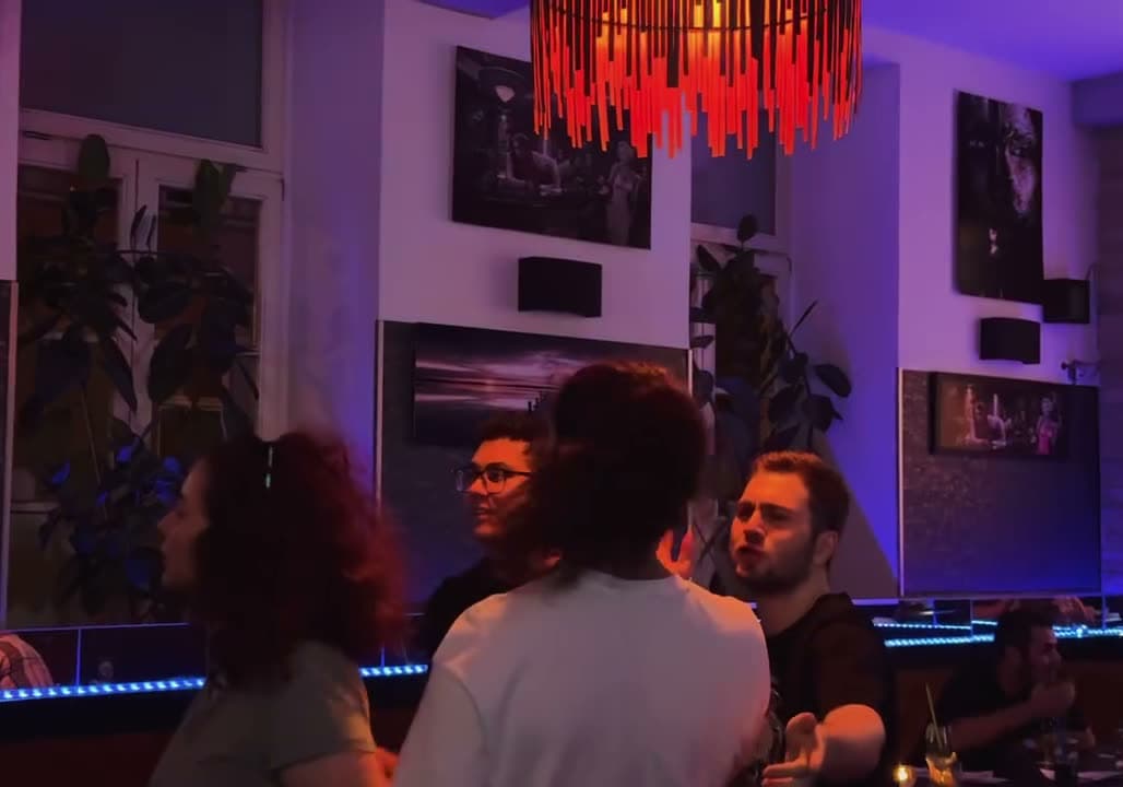 Clip from a Gırgır Turkish Karaoke night