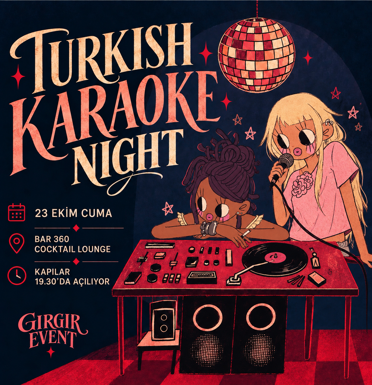 Eventposter für Türkische Karaoke Nacht
